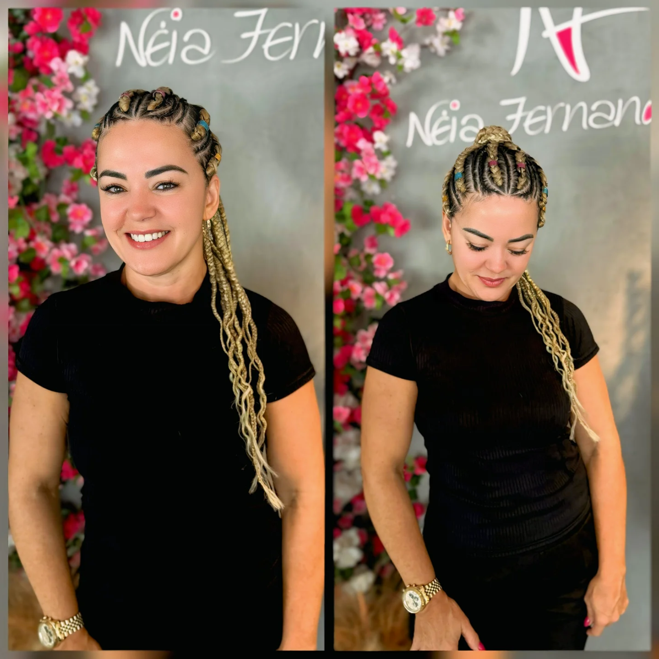 Tranças e penteado